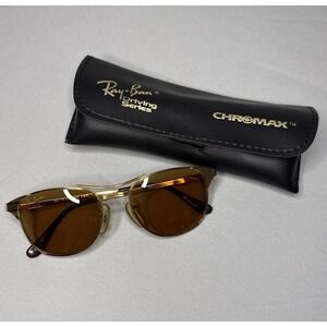 Vintage B&L Ray Ban Driving Series USA Chromax Signet W2051 XRAS Sunglasses